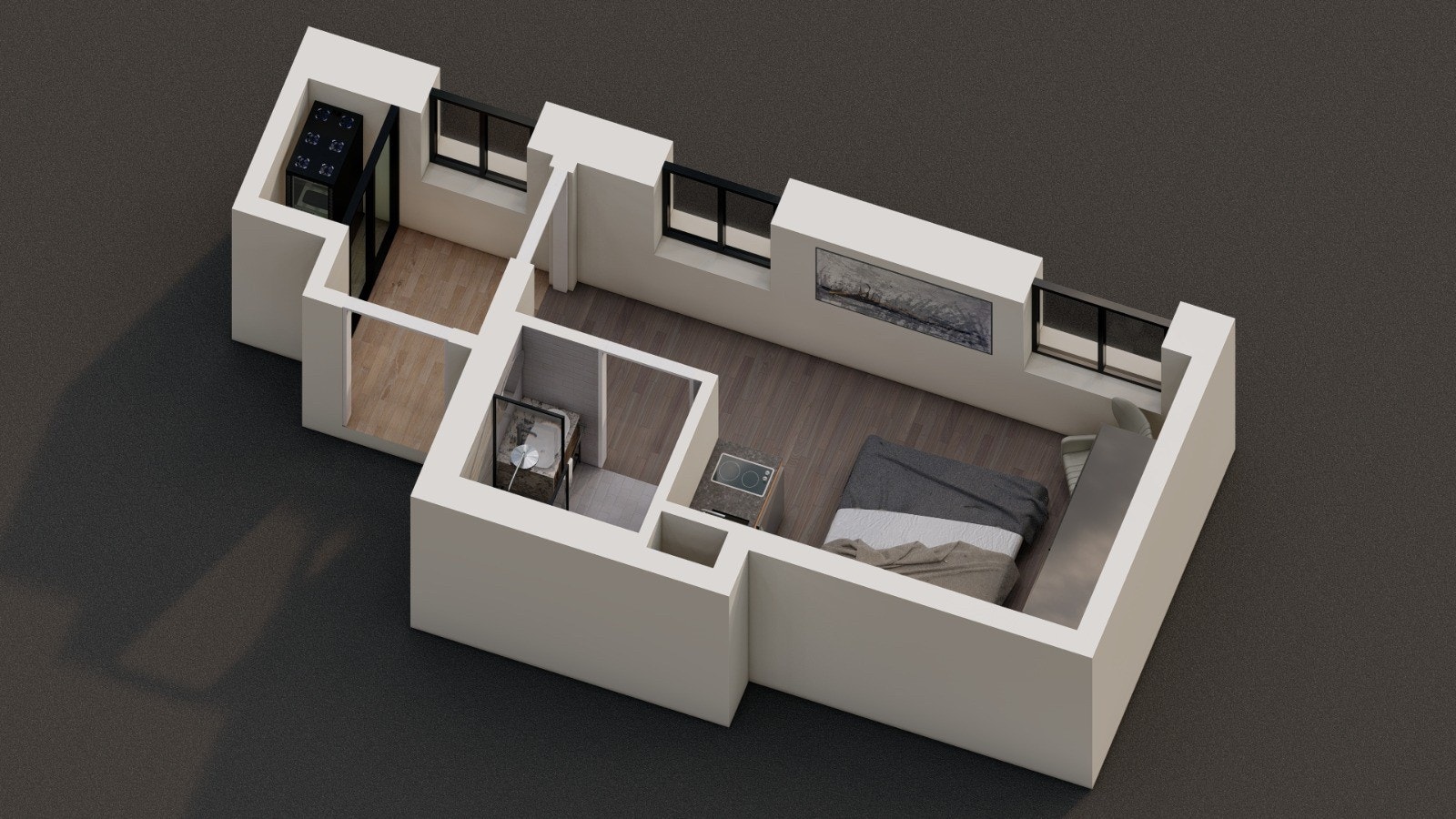 Illustrasjon av plantegning, kan være avvik. Galleribilde