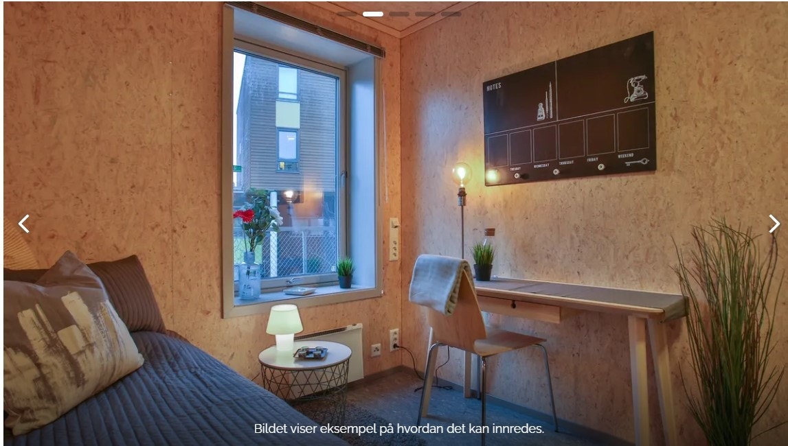 Eksempel på innredning. Vil avvike fra bildet. Galleribilde
