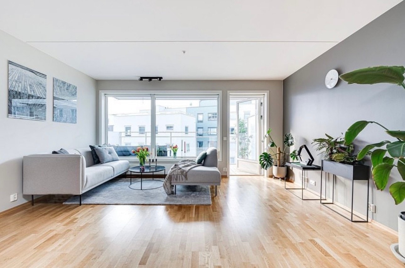 Stue + Balkong Galleribilde