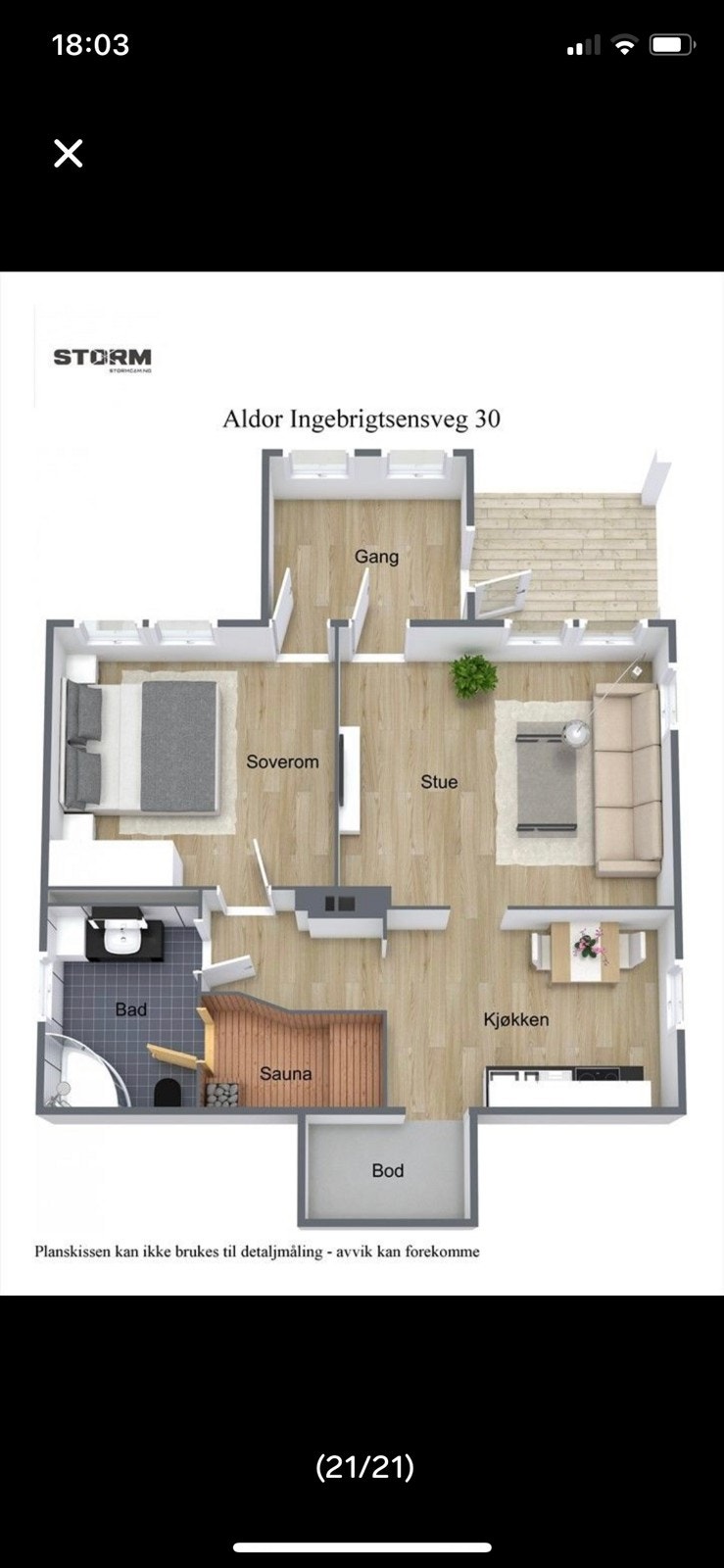Plantegning Galleribilde