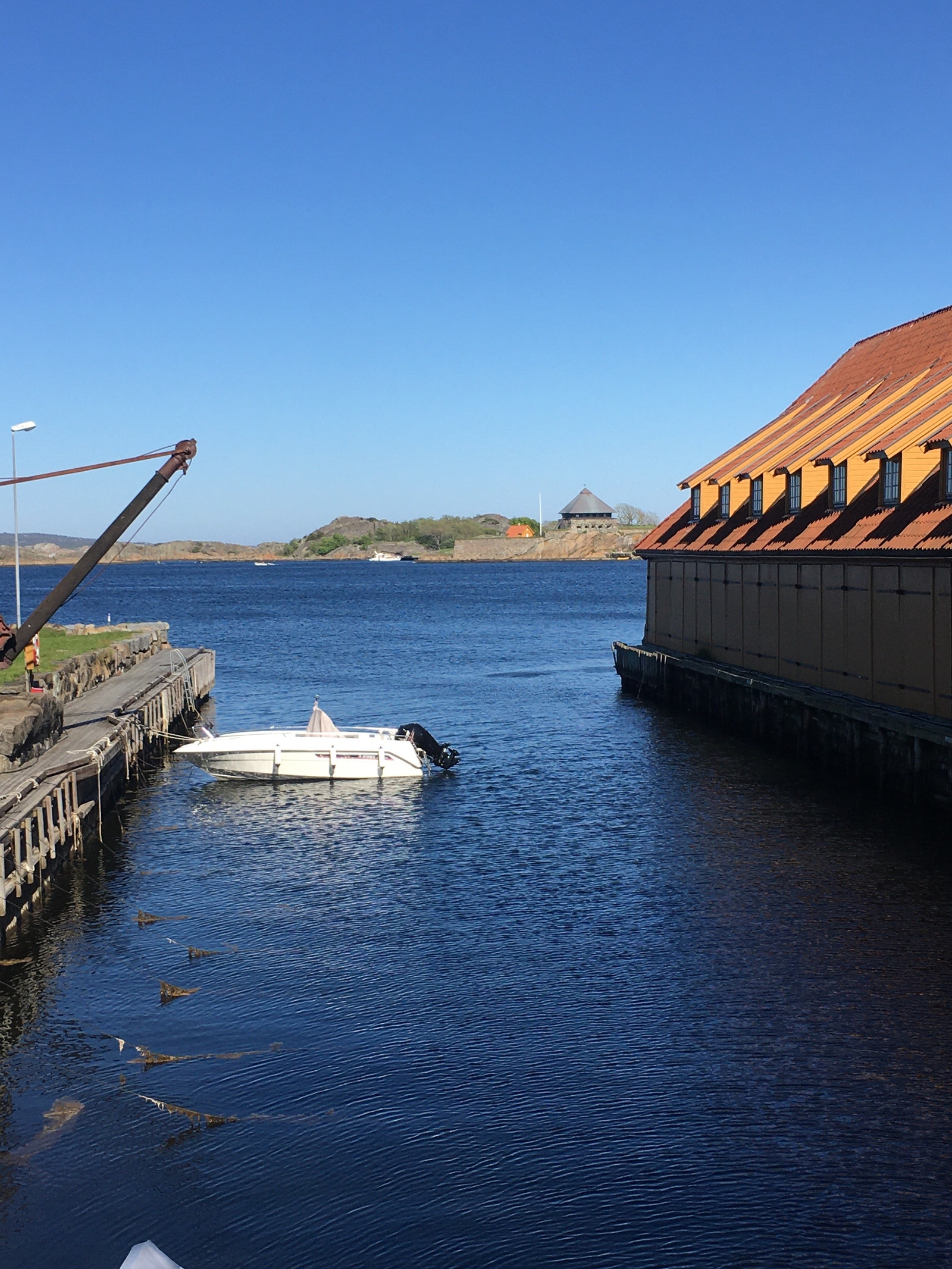 Bilde fra broen i Leiren Galleribilde