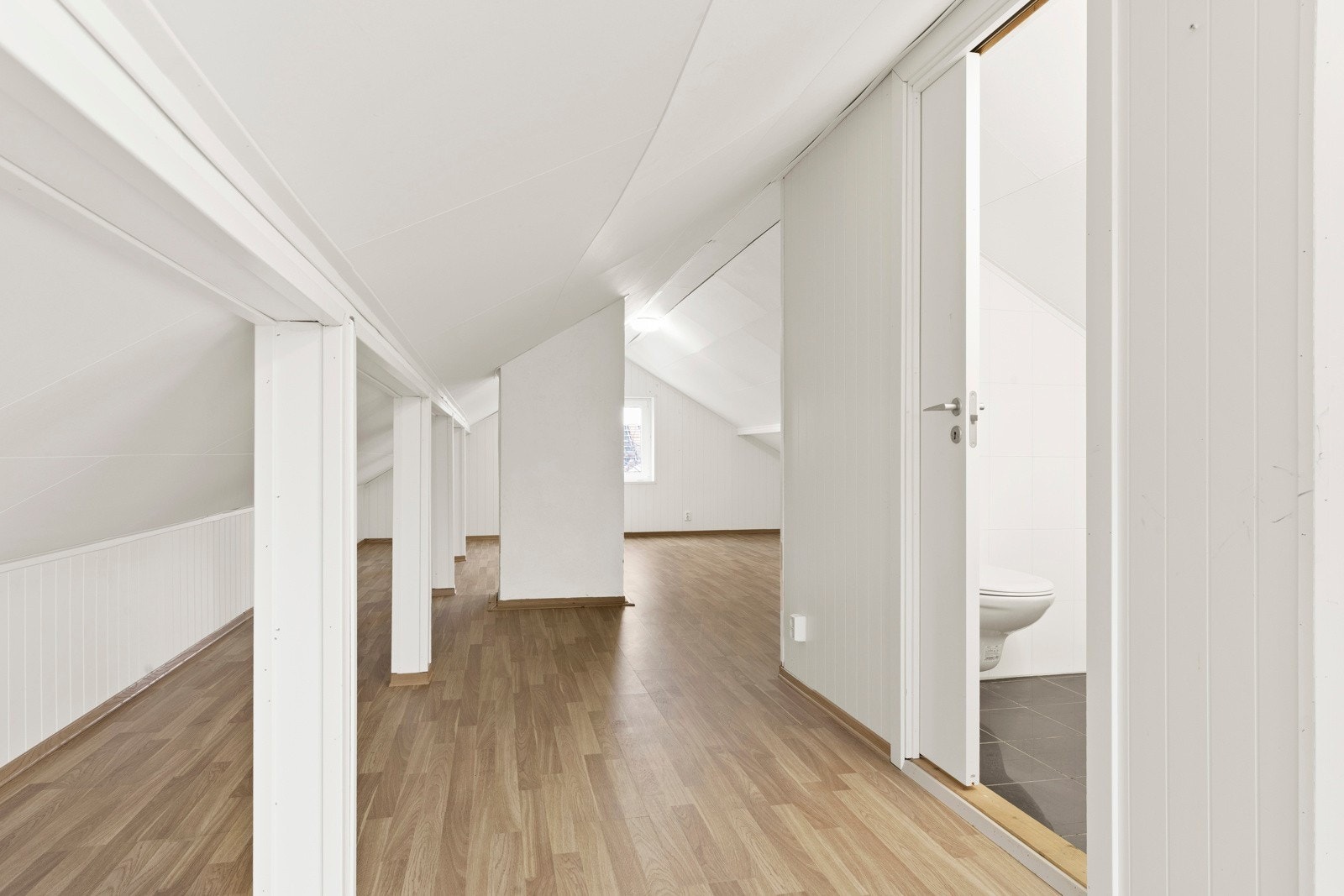 Loft med toalettrom Galleribilde