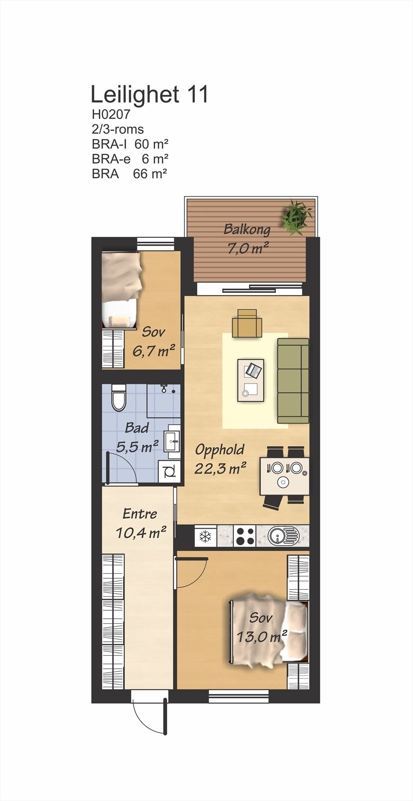 Plantegning Galleribilde