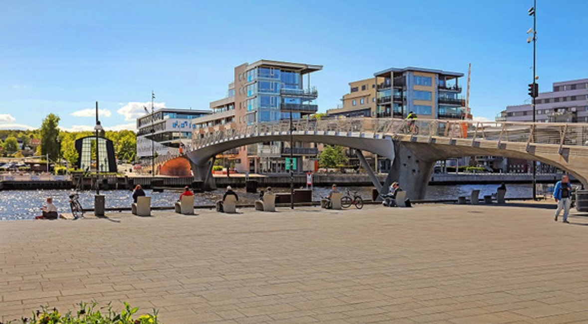 Stortorvet Fredrikstad sentrum Galleribilde