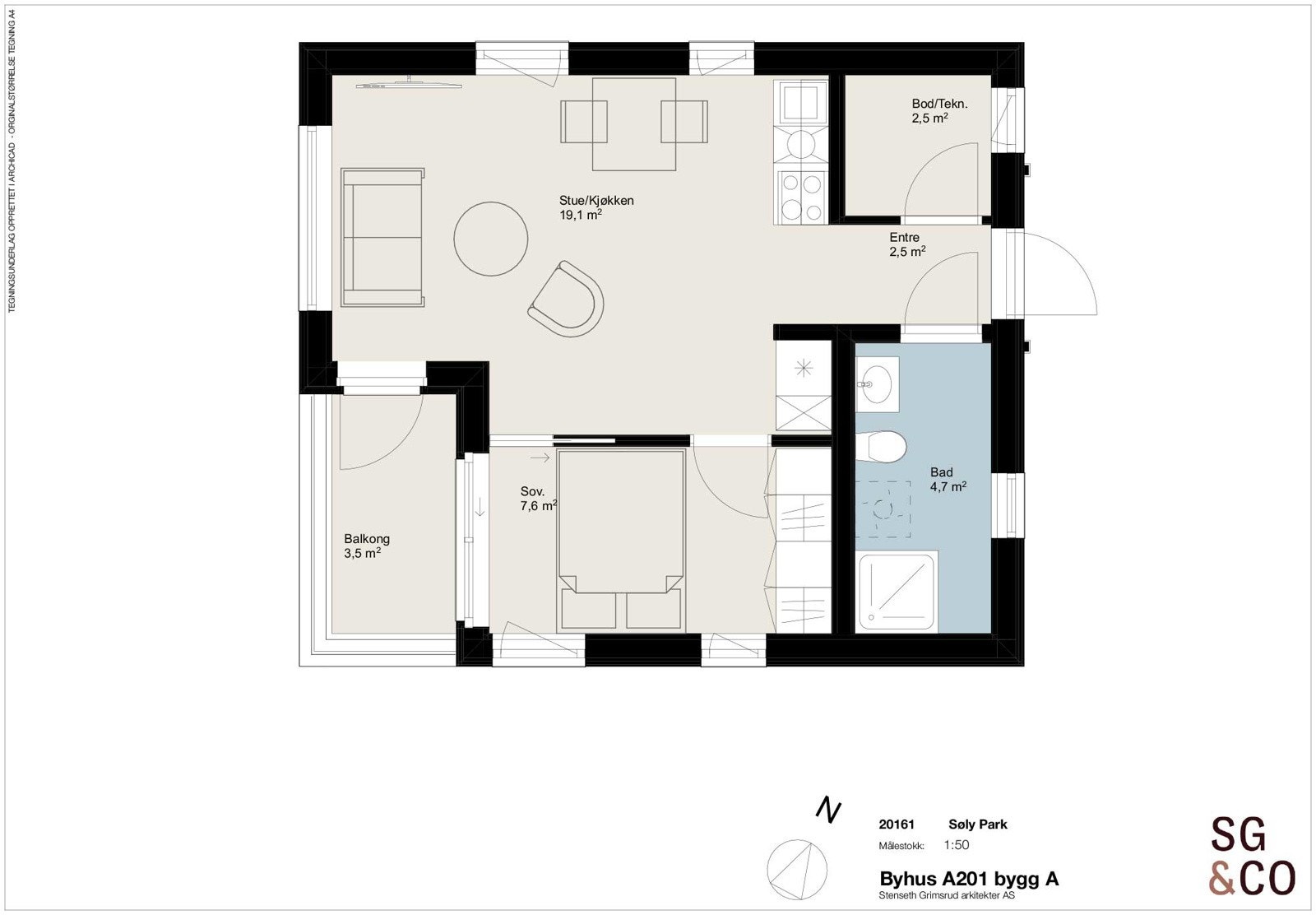 Byhus A201 Rekke 1 Galleribilde