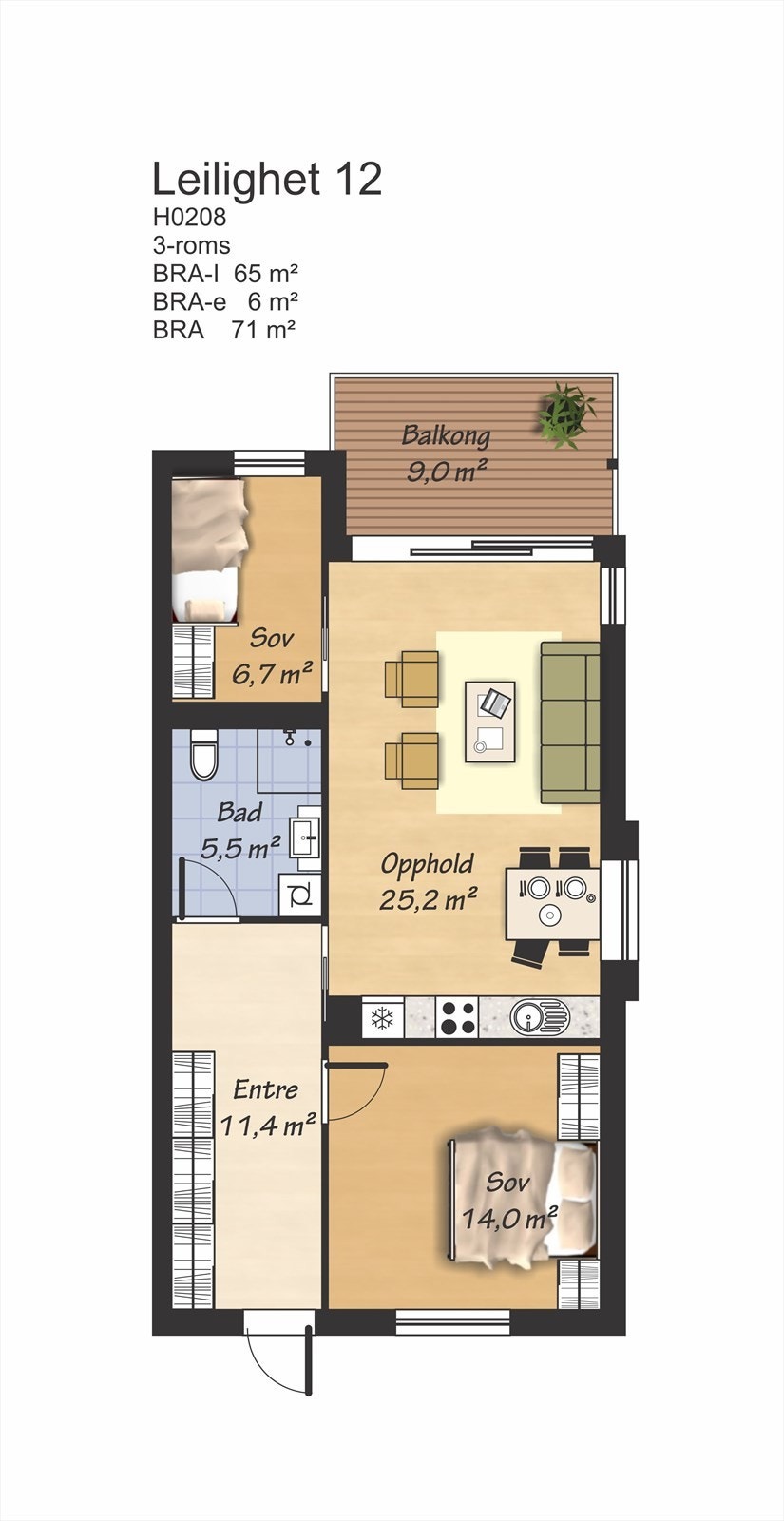 Plantegning Galleribilde