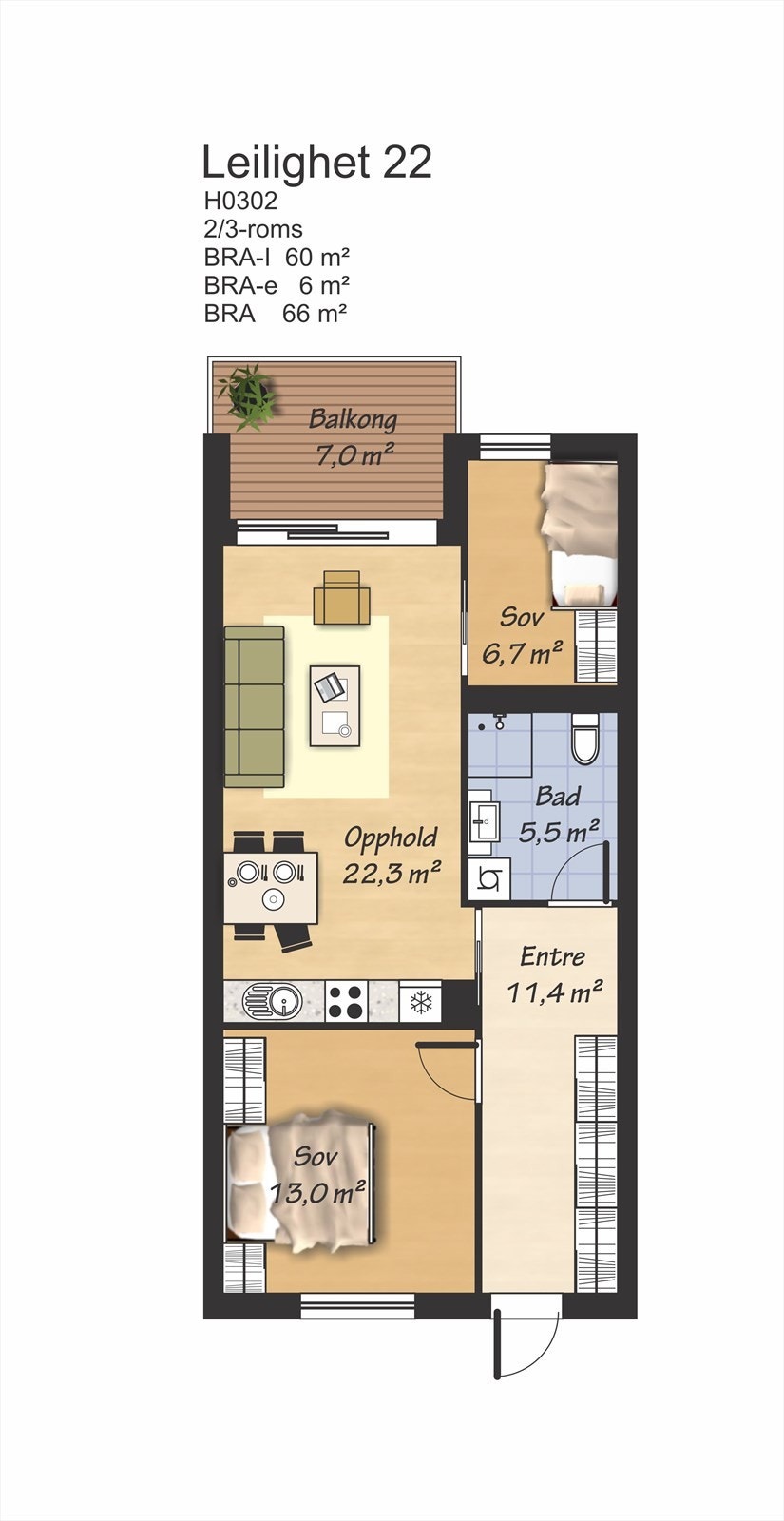 Plantegning Galleribilde