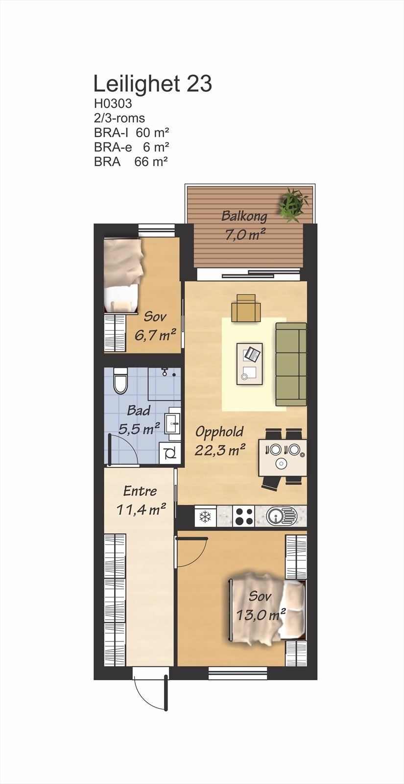 Plantegning Galleribilde