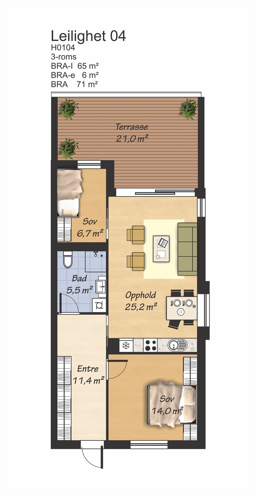 Plantegning Galleribilde