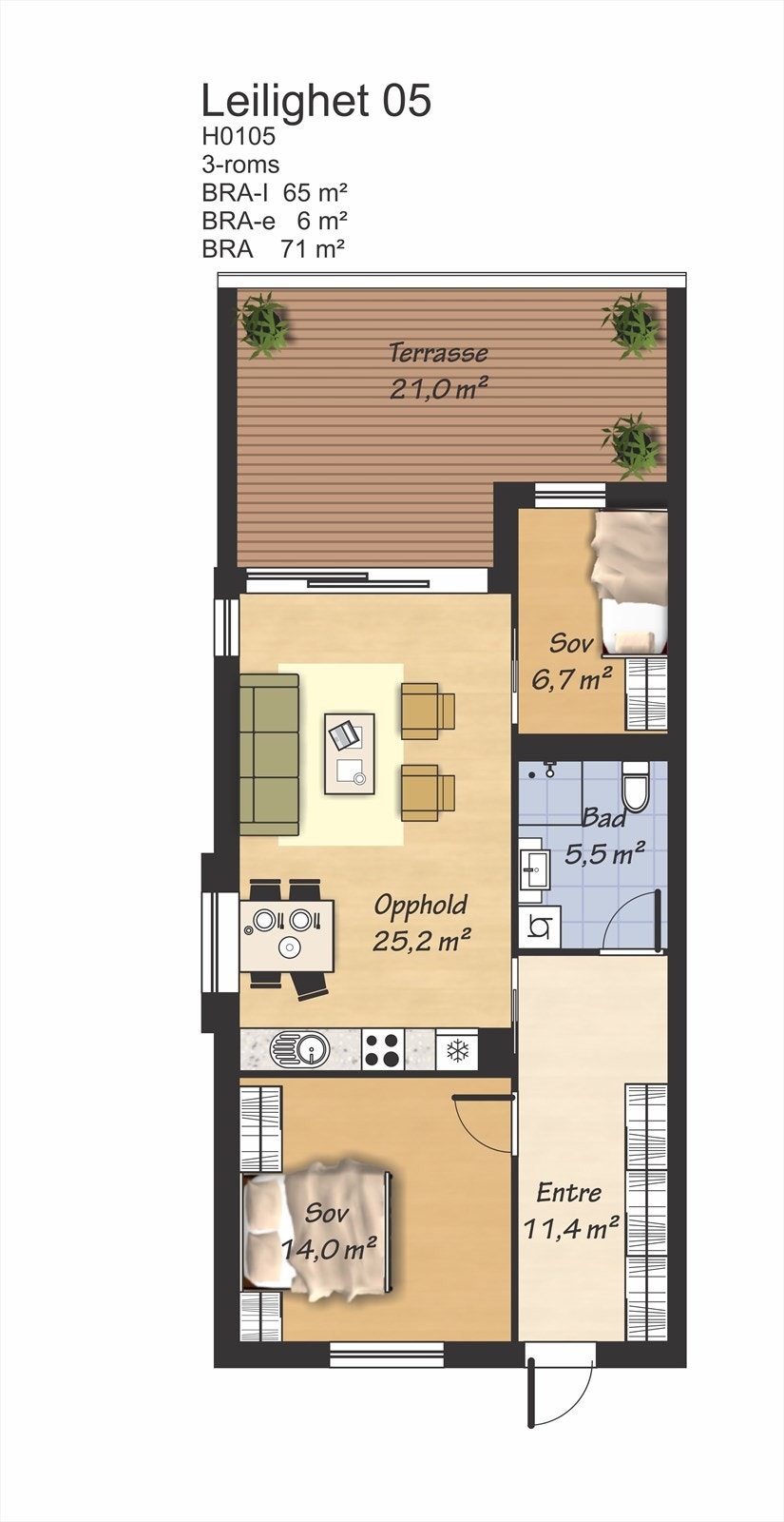 Plantegning Galleribilde