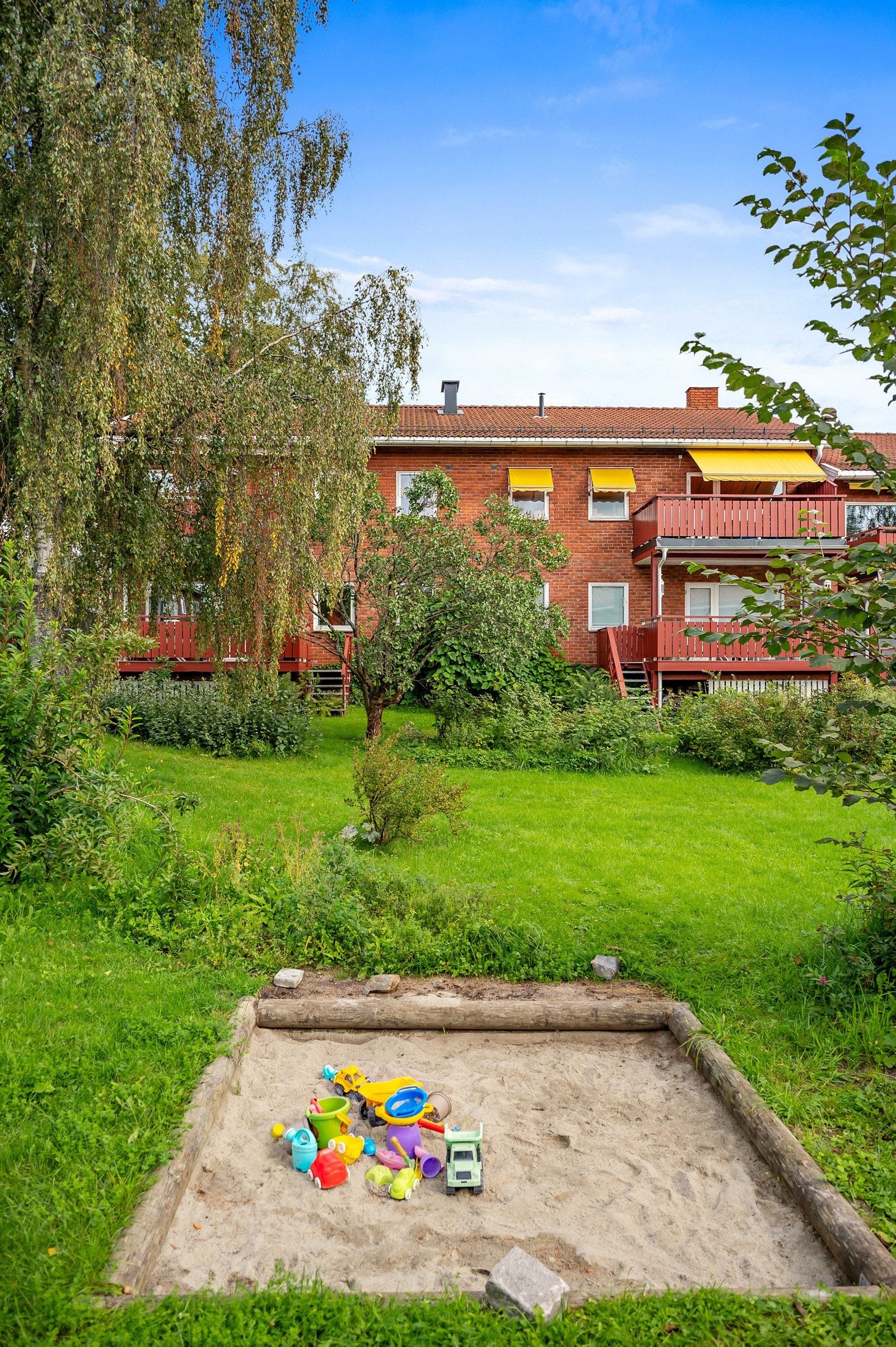 Sandkassen ble i 2022 fornyet. Galleribilde