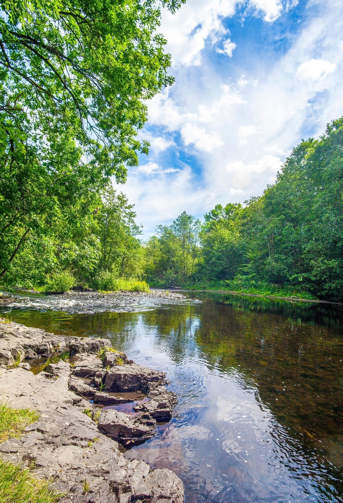 Lysakerelven vil du finne like ved, med badevann og flotte turstier. Galleribilde