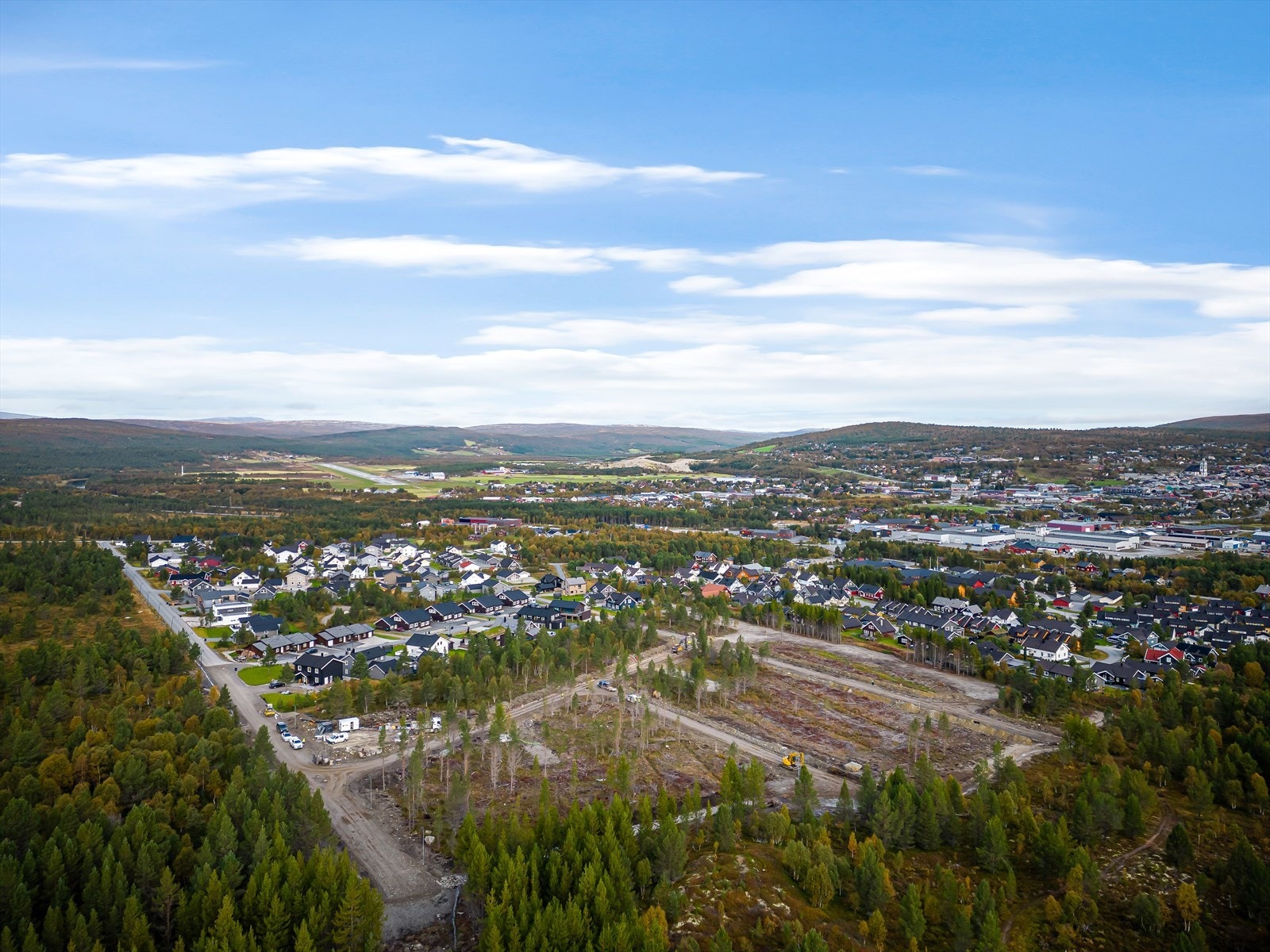 Dronefoto. Galleribilde