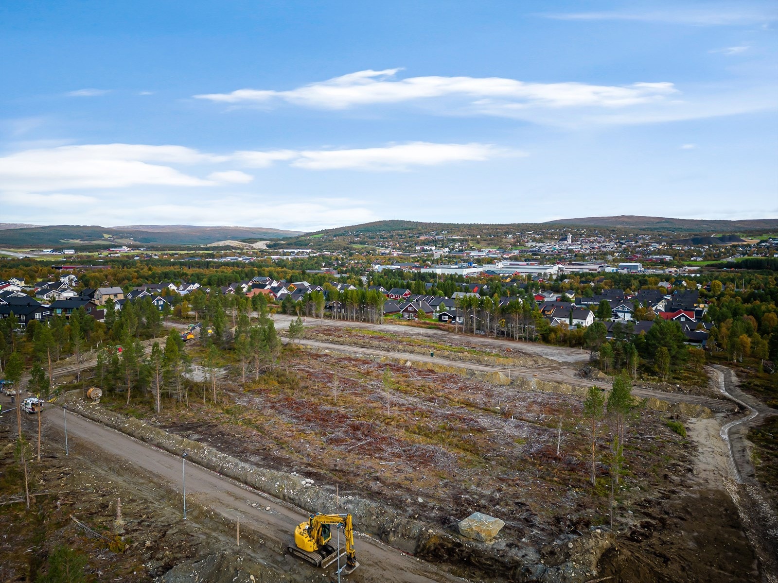 Dronefoto. Galleribilde