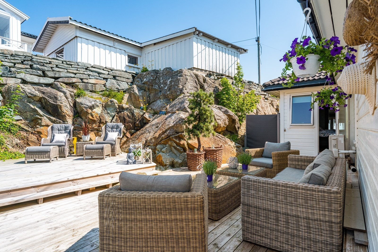 Her ligger alt til rette for å nyte deilige og varme sommerdager Galleribilde