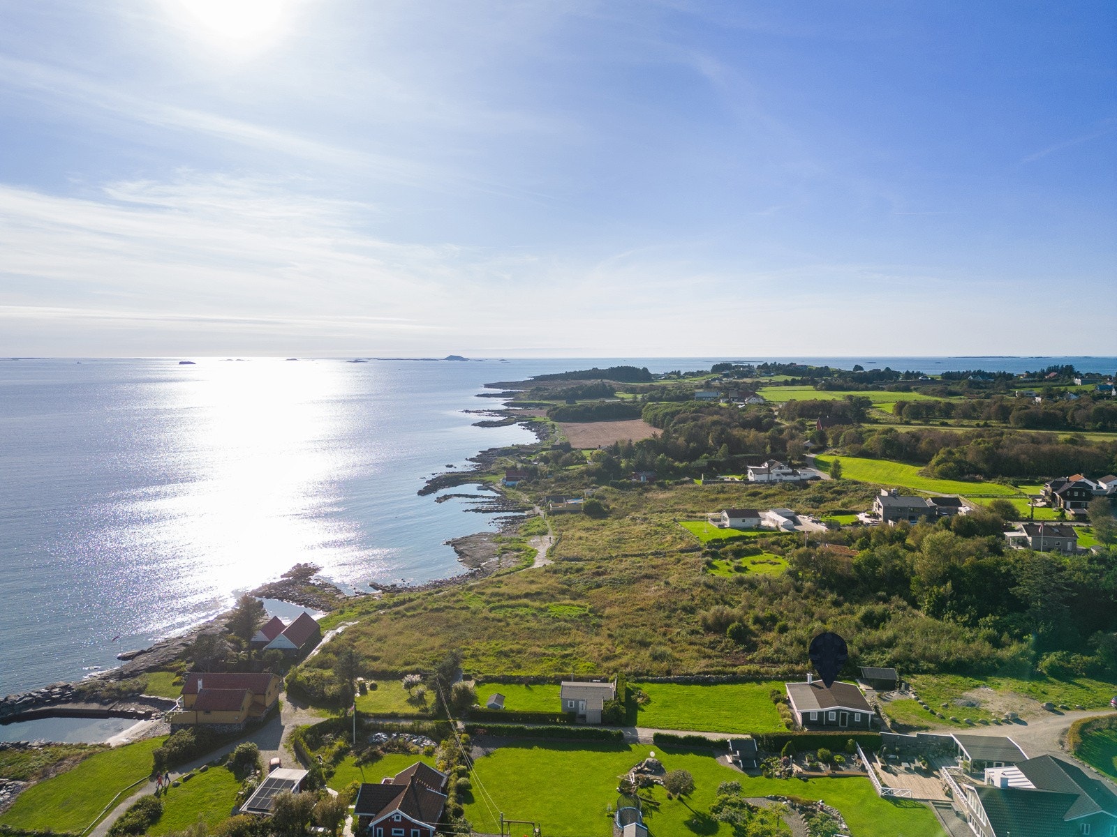 Fantastisk naturlandskap ved havet Galleribilde