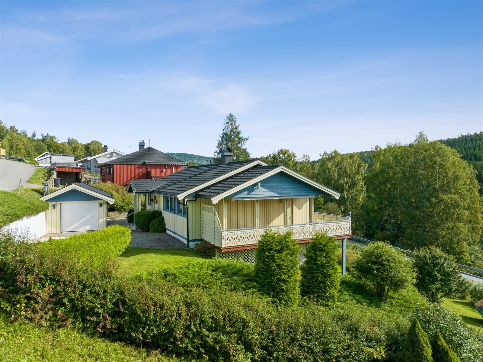 Her får du gangavstand til barnehage, skole og offentlig kommunikasjon. Galleribilde