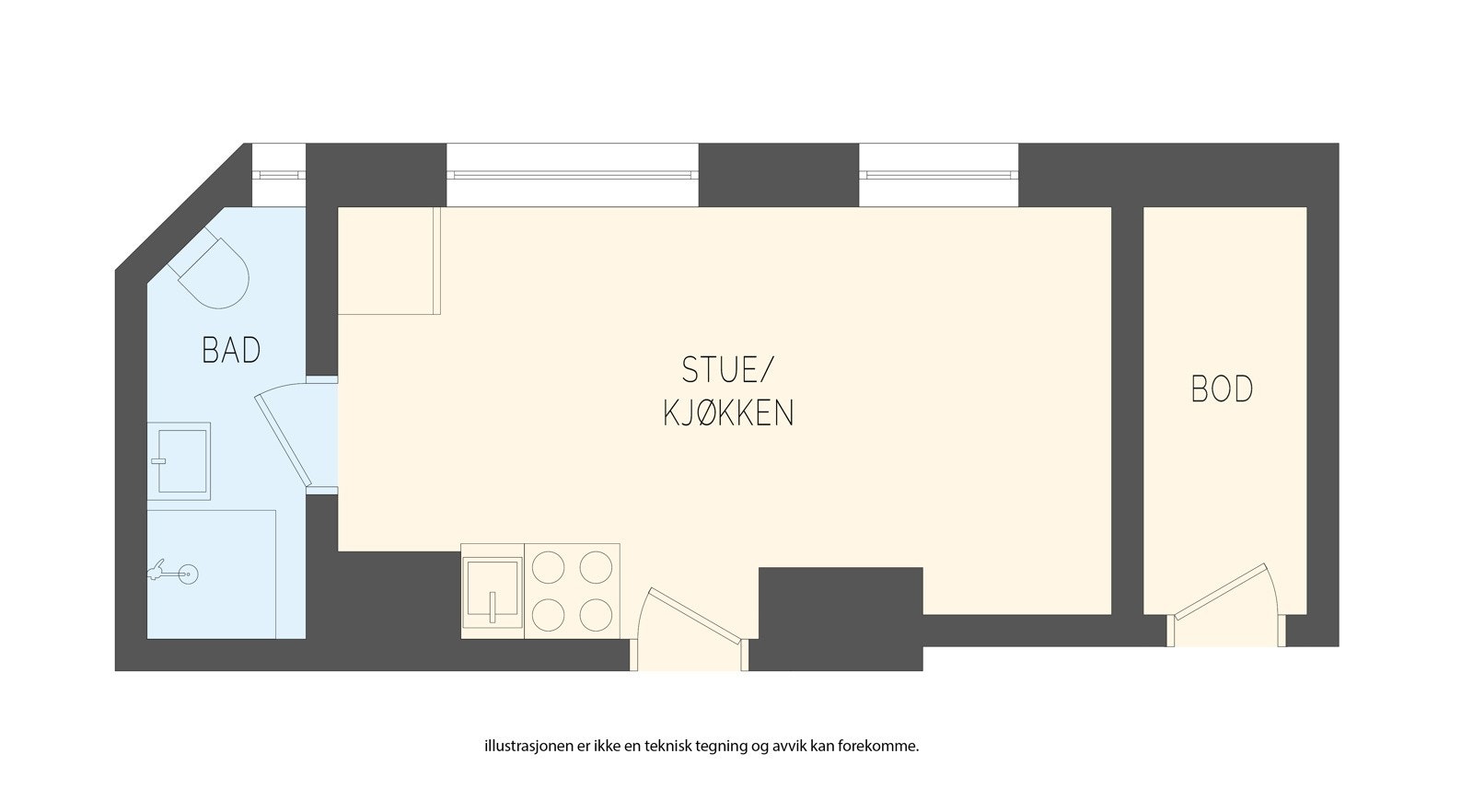 Plantegning. Galleribilde