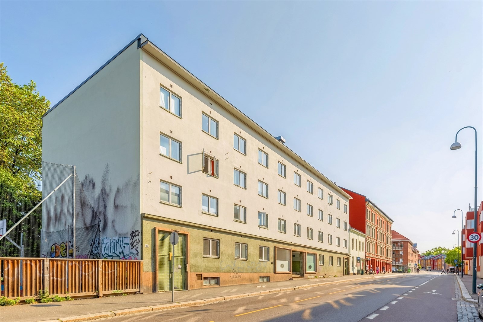 Fasade Strømsveien 20. Galleribilde