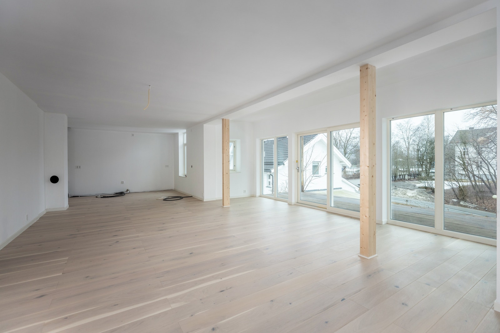 Her er det avsatt plass til å lage "drømmekjøkkenet". Galleribilde