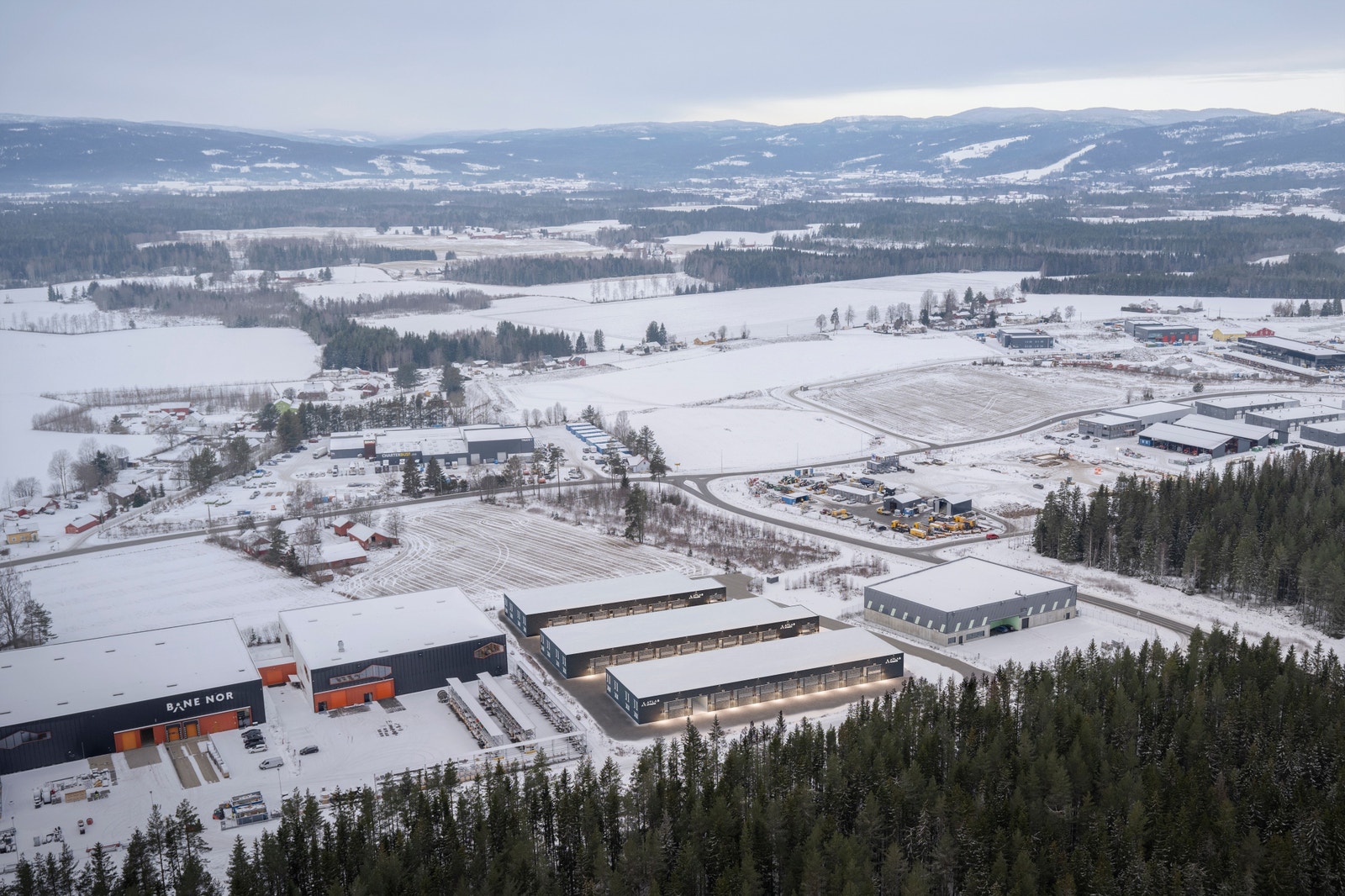 Sentral beliggenhet på Moreppen like ved Gardermoen Lufthavn Galleribilde