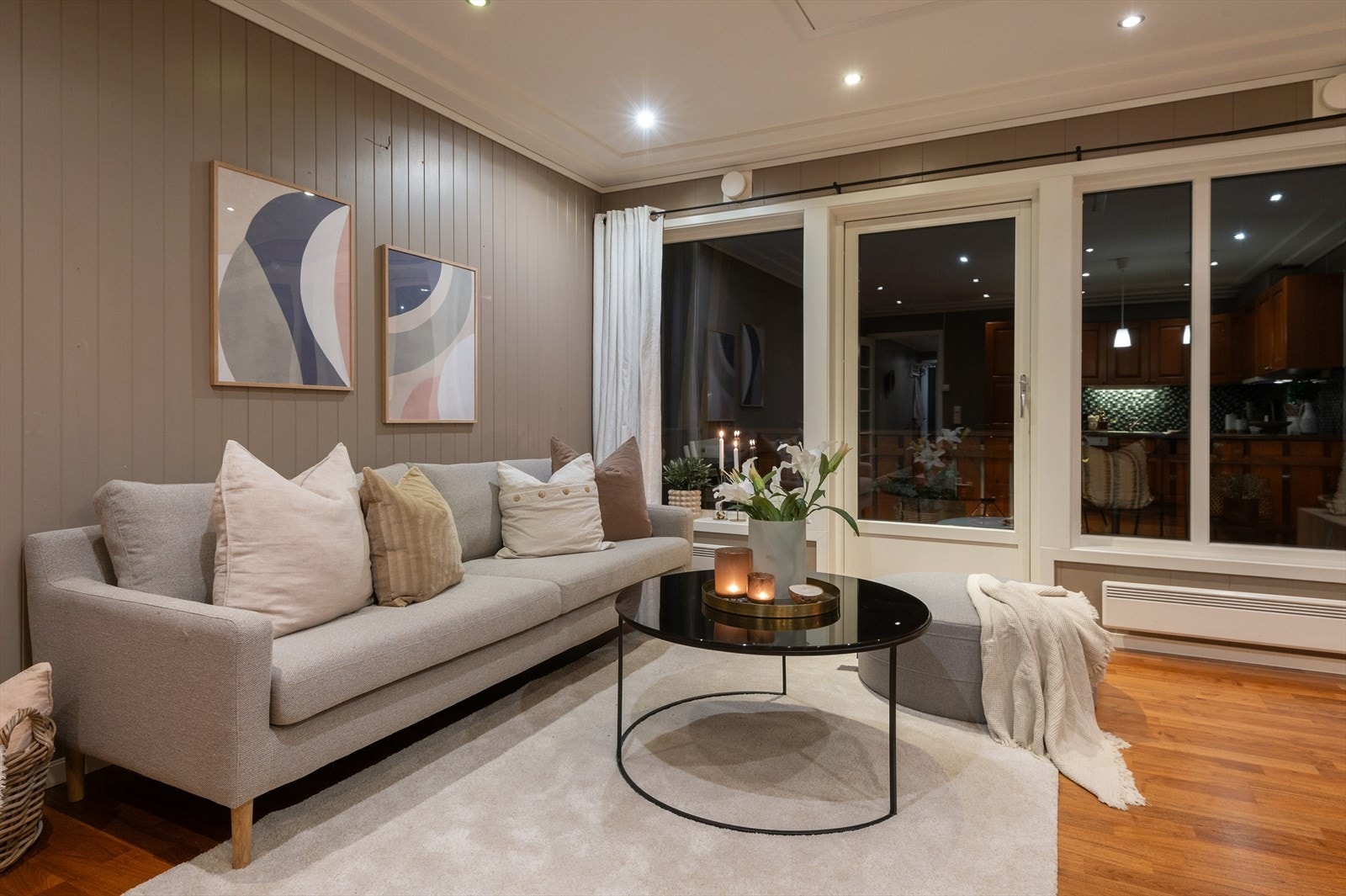 Leiligheten er av god størrelse, og strekker seg over 50m². Galleribilde