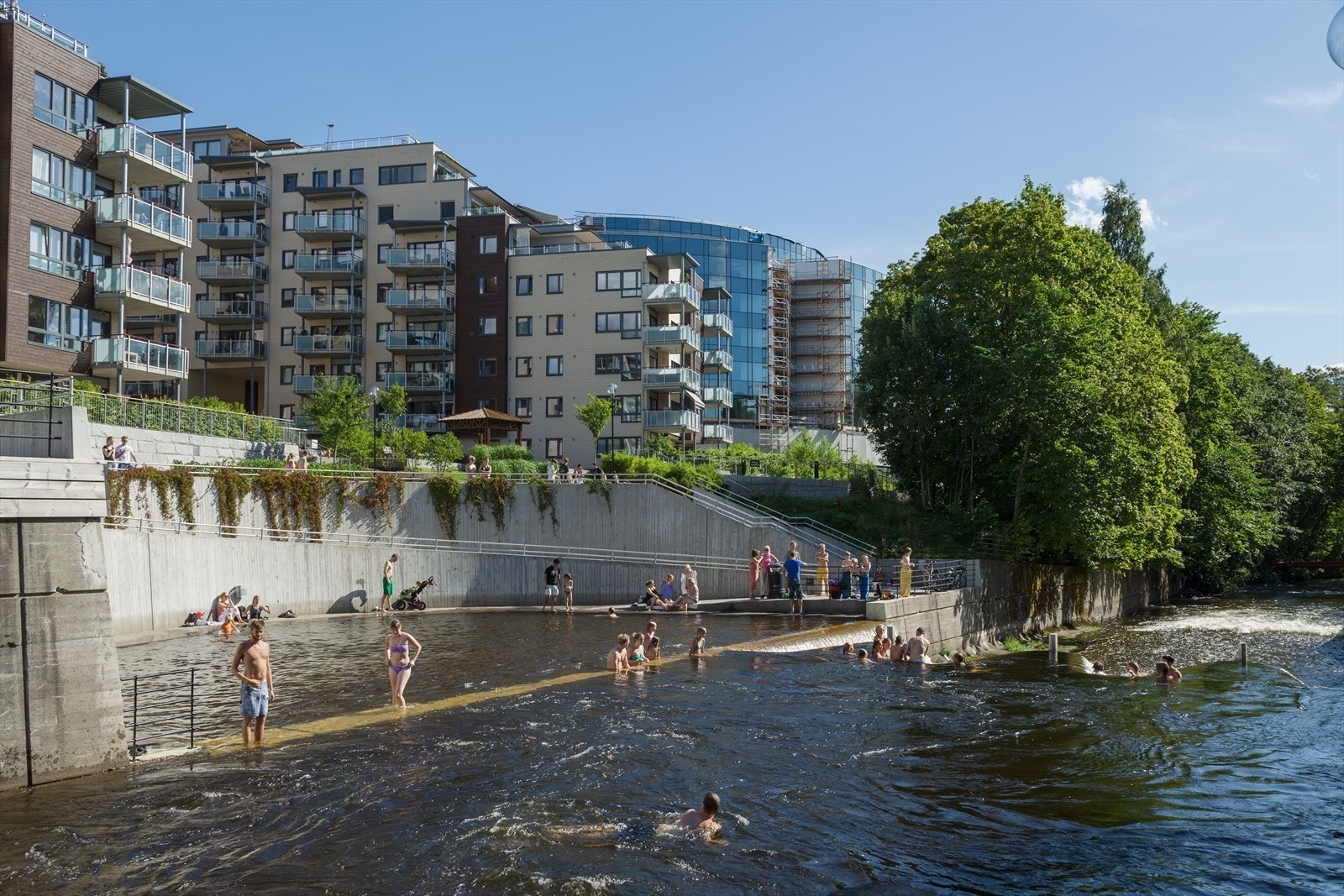 Akerselva og Nydalen med alle sine fasiliteter Galleribilde