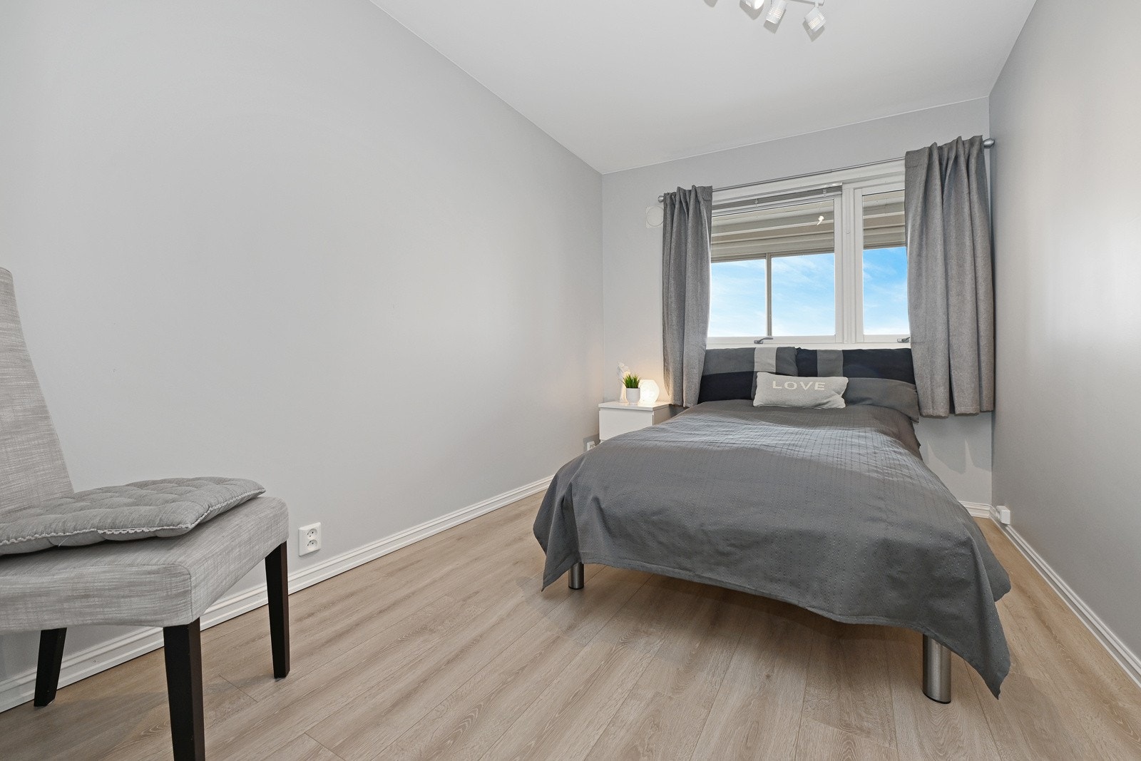 Da planløsningen ble endret fikk man plass til et ekstra soverom. Galleribilde