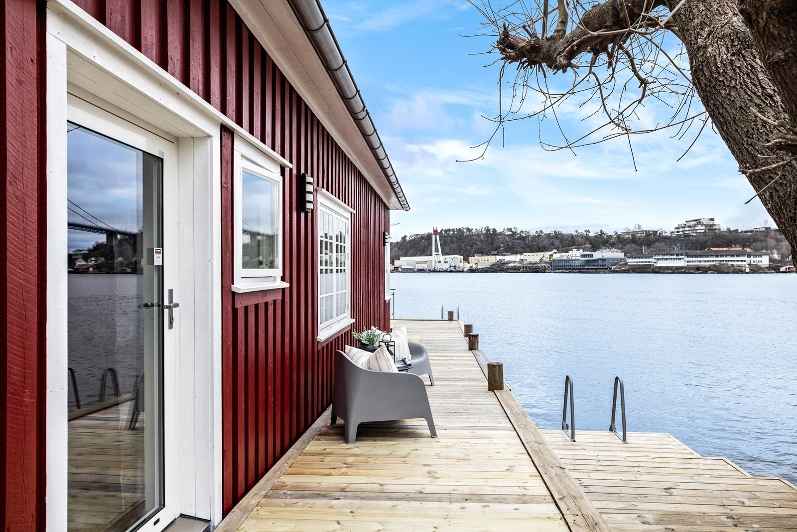 Skjermet terrasse Galleribilde