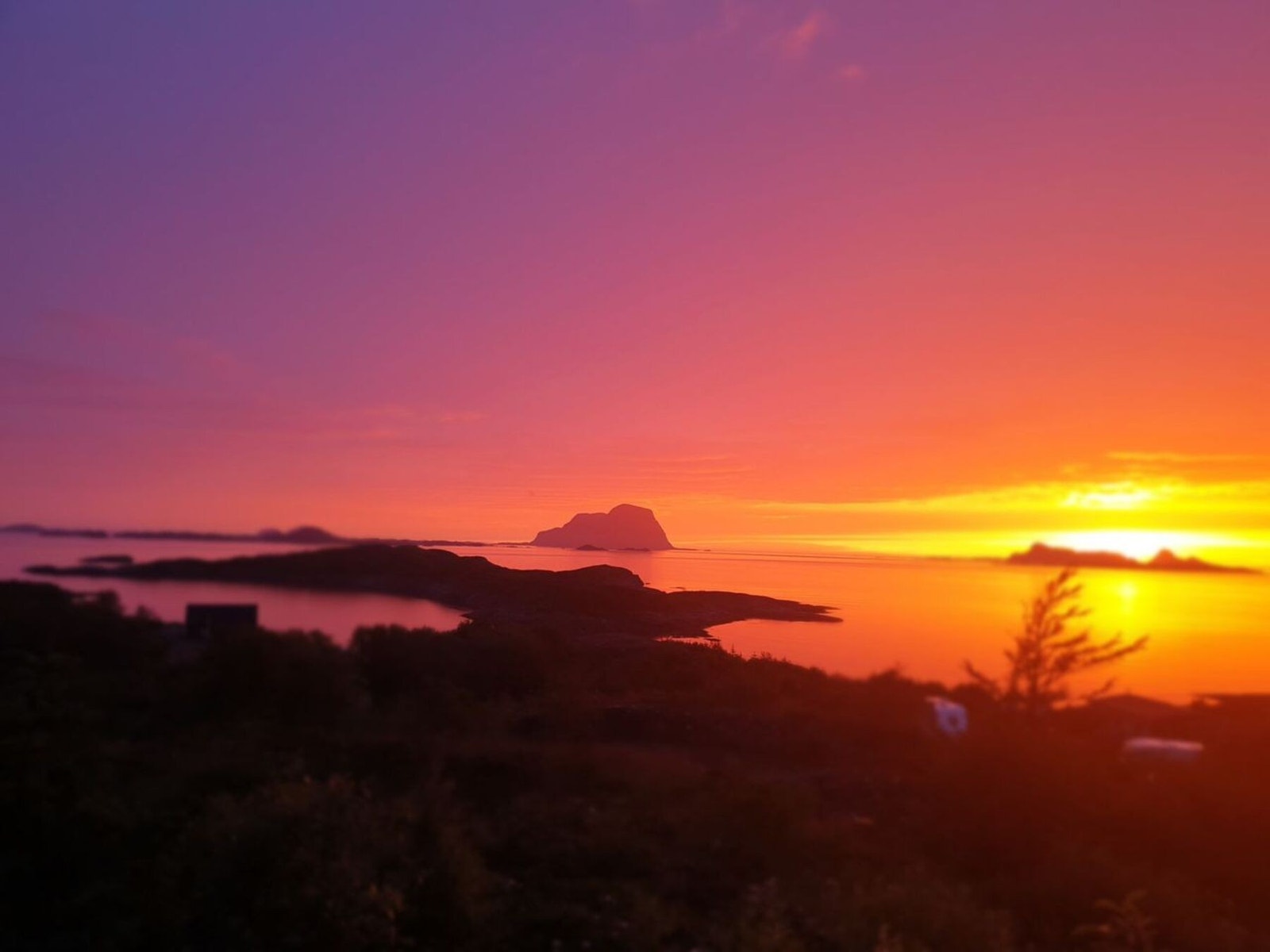 Vakre solnedganger! Galleribilde