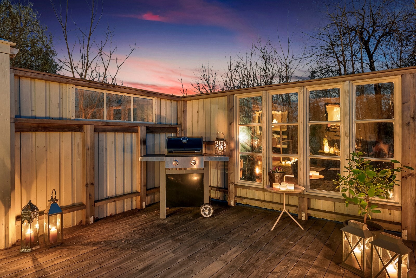 Natrulig grillplass for ekstra hygge om sommeren Galleribilde