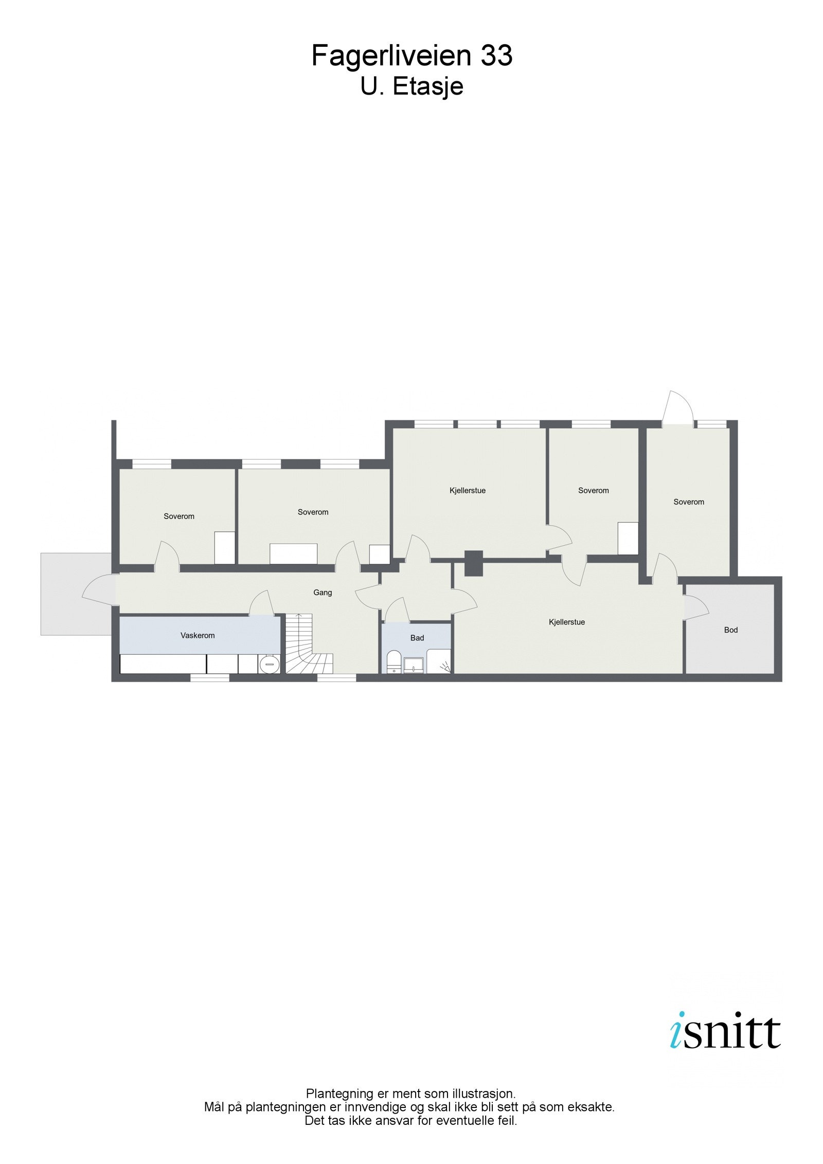 Plantegning - u.etasje Galleribilde