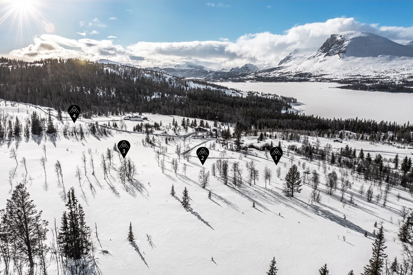 Flotte utsiktstomter i naturskjønne omgivelser! Galleribilde