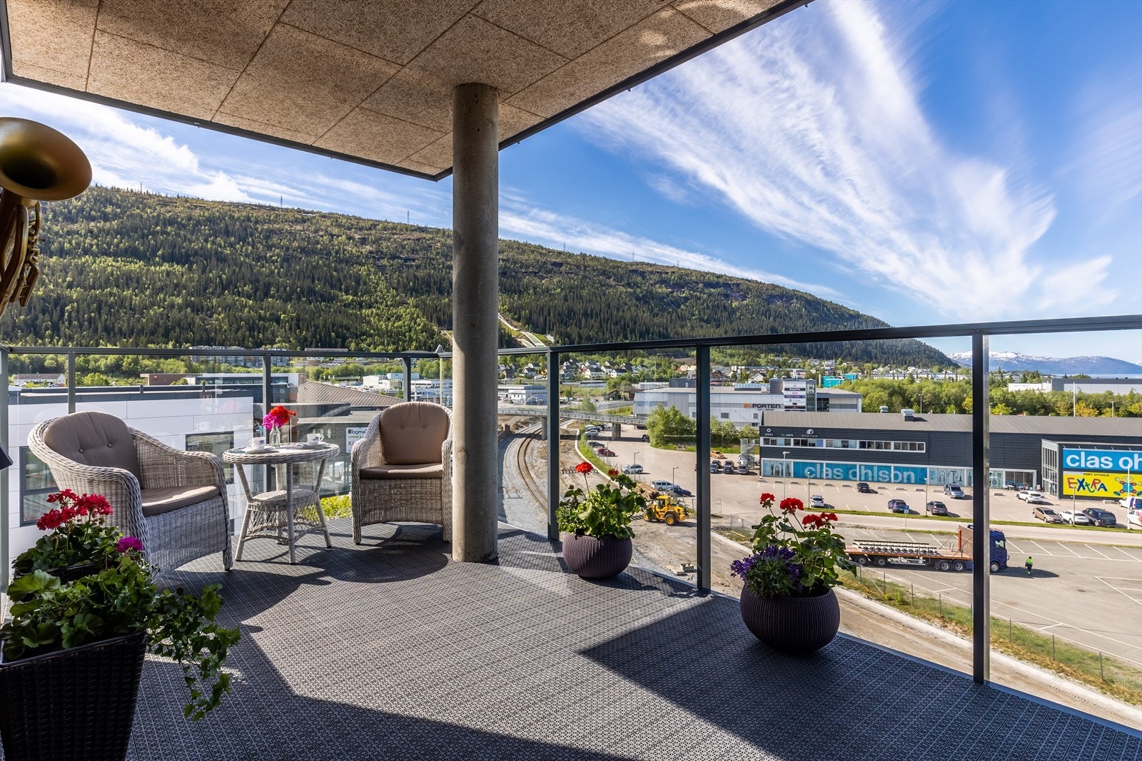 Utsikt mot sør-vest. Galleribilde