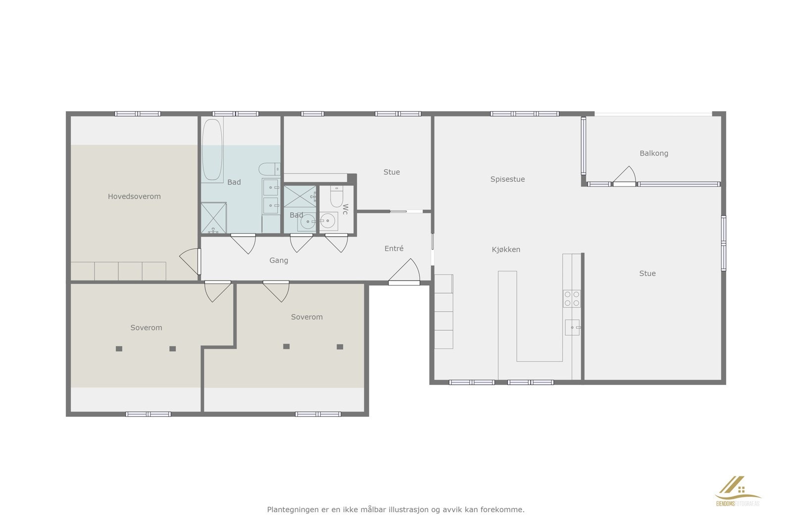 Plantegning. Galleribilde