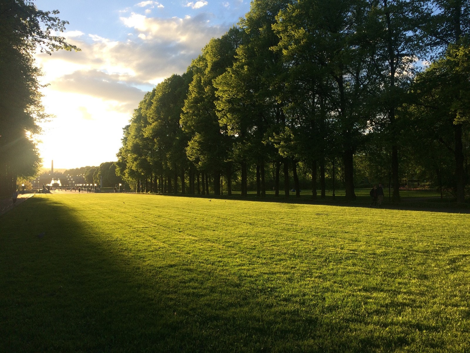 Idyll i Frognerparken som er rett ved leiligheten. Galleribilde