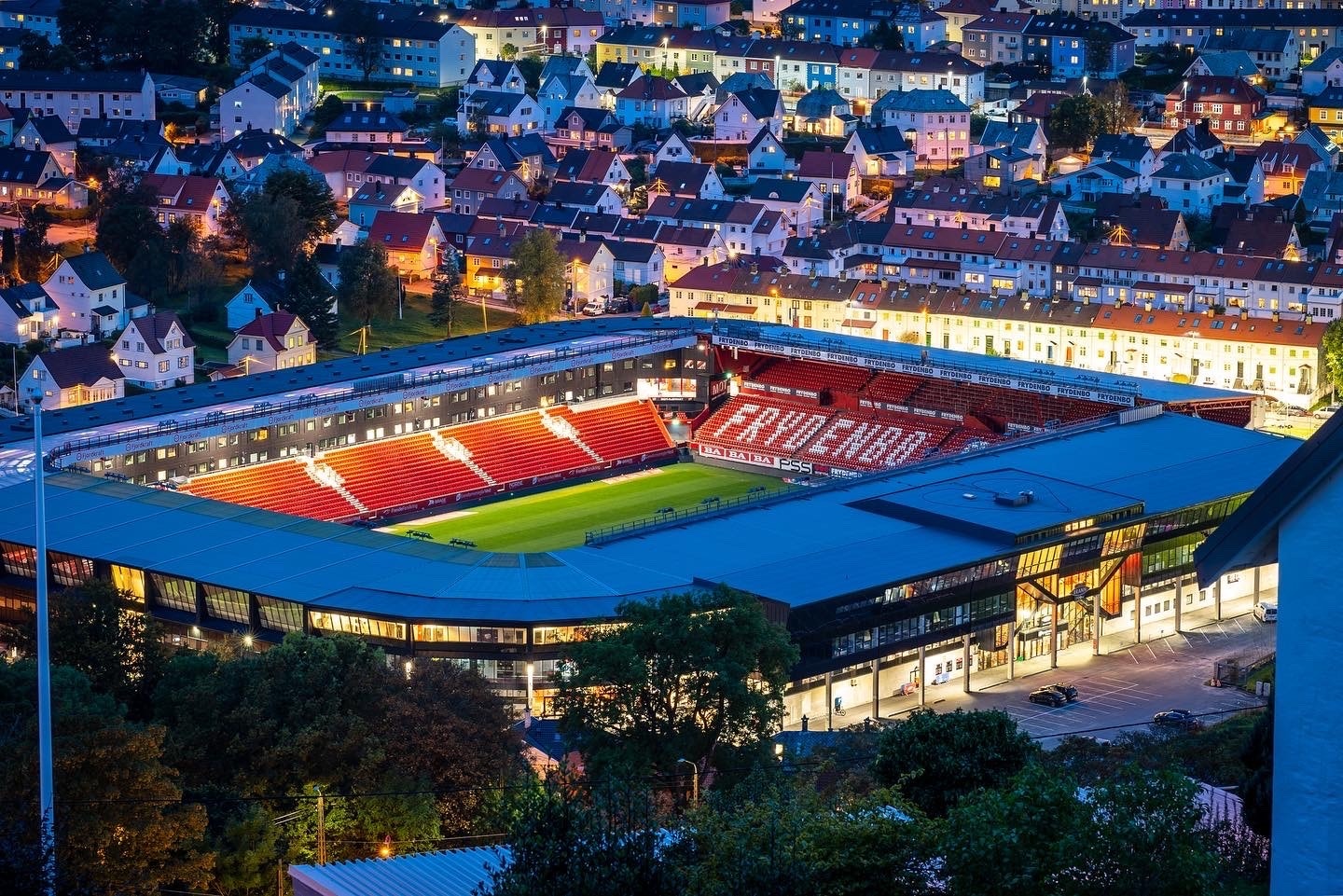 Kort vei til Brann stadion Galleribilde