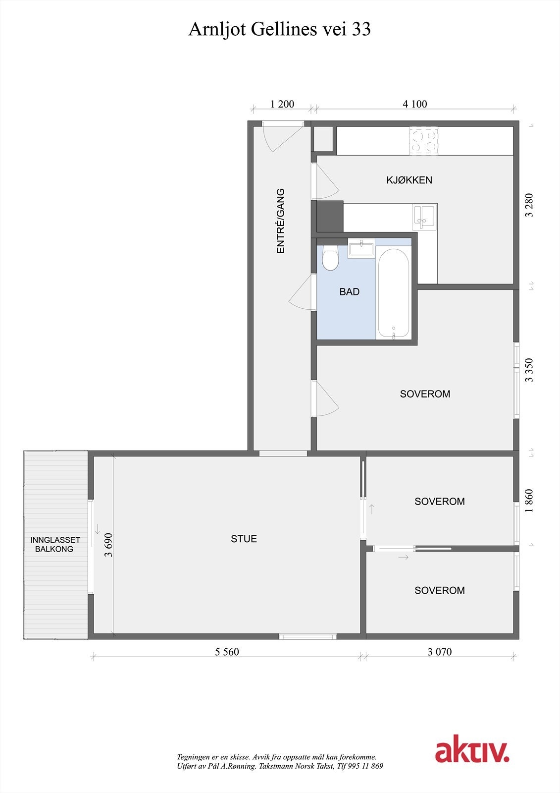 Plantegning Galleribilde