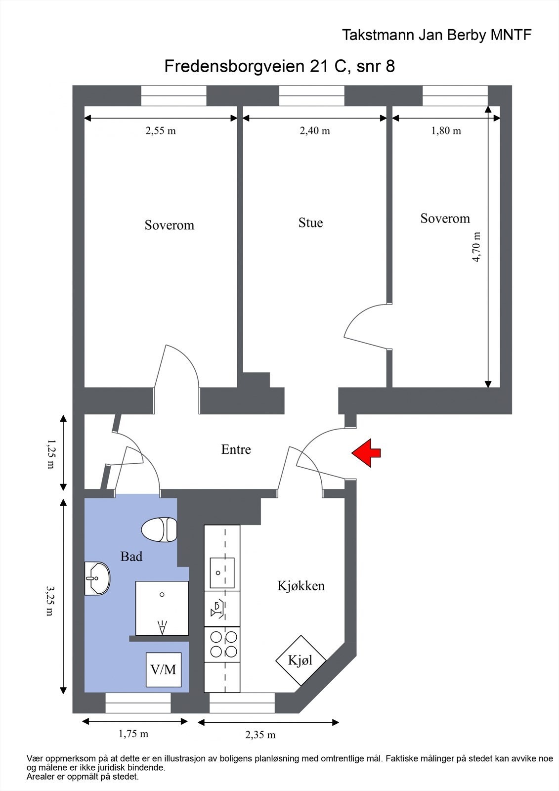 Plantegning Galleribilde