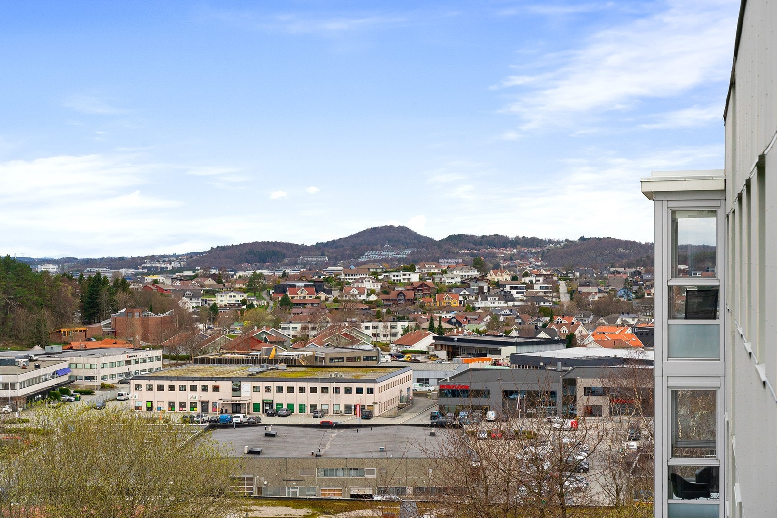 Utsikt fra leiligheten. Galleribilde