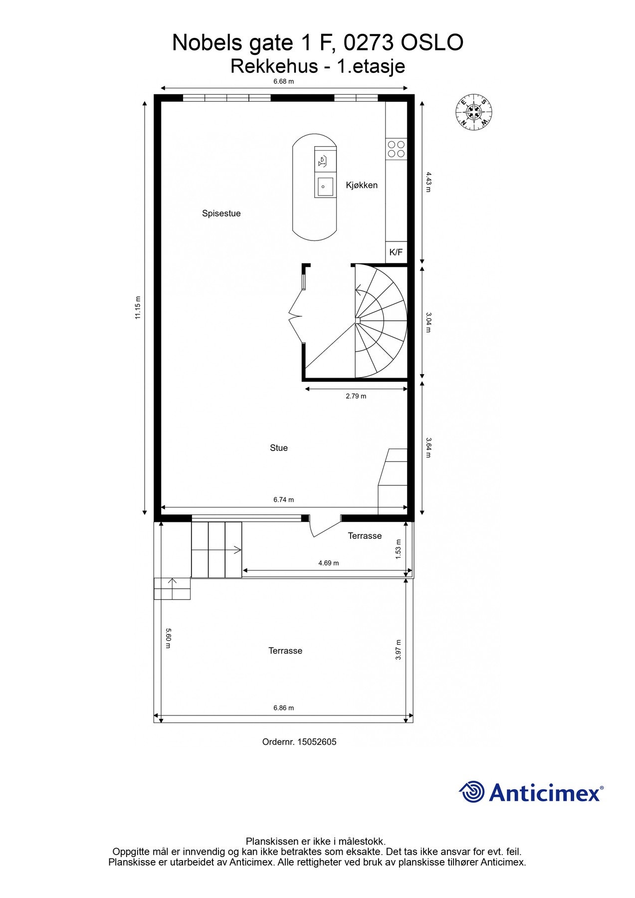 Plantegning 1. etasje. Galleribilde