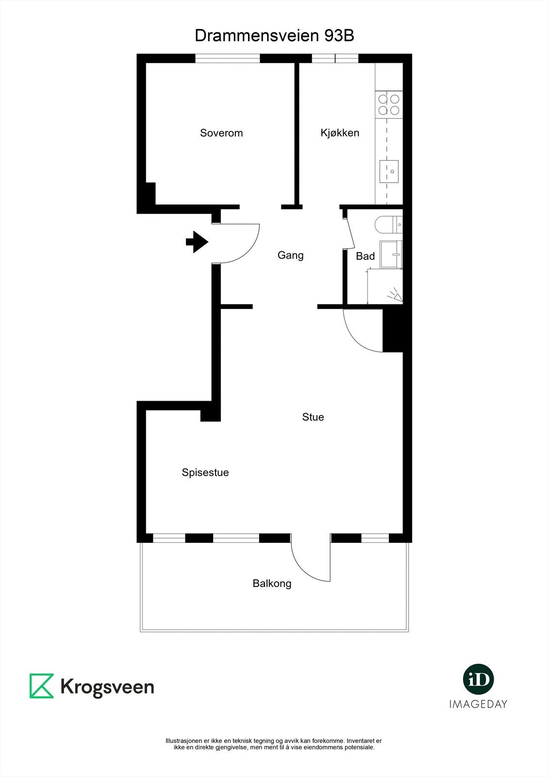 Plantegning. Galleribilde