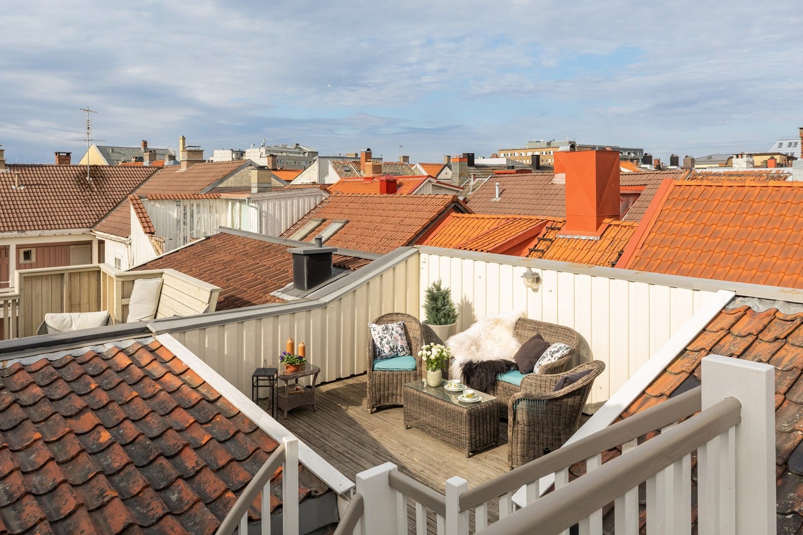 Utsikt fra takterrasse 2. Galleribilde