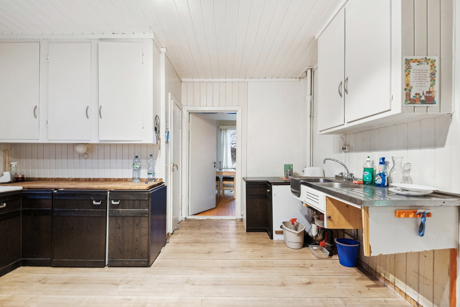 God størrelse på kjøkkenet, som har stort potensiale Galleribilde