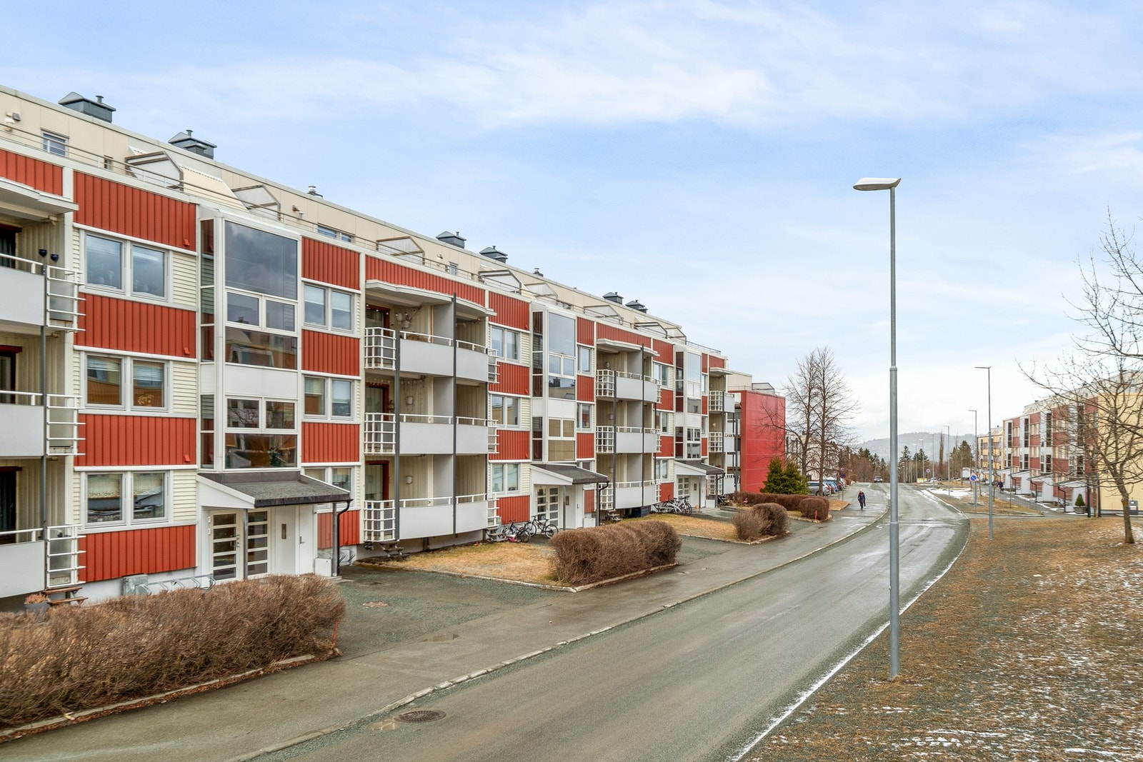 Fasadebilde av blokka. Galleribilde