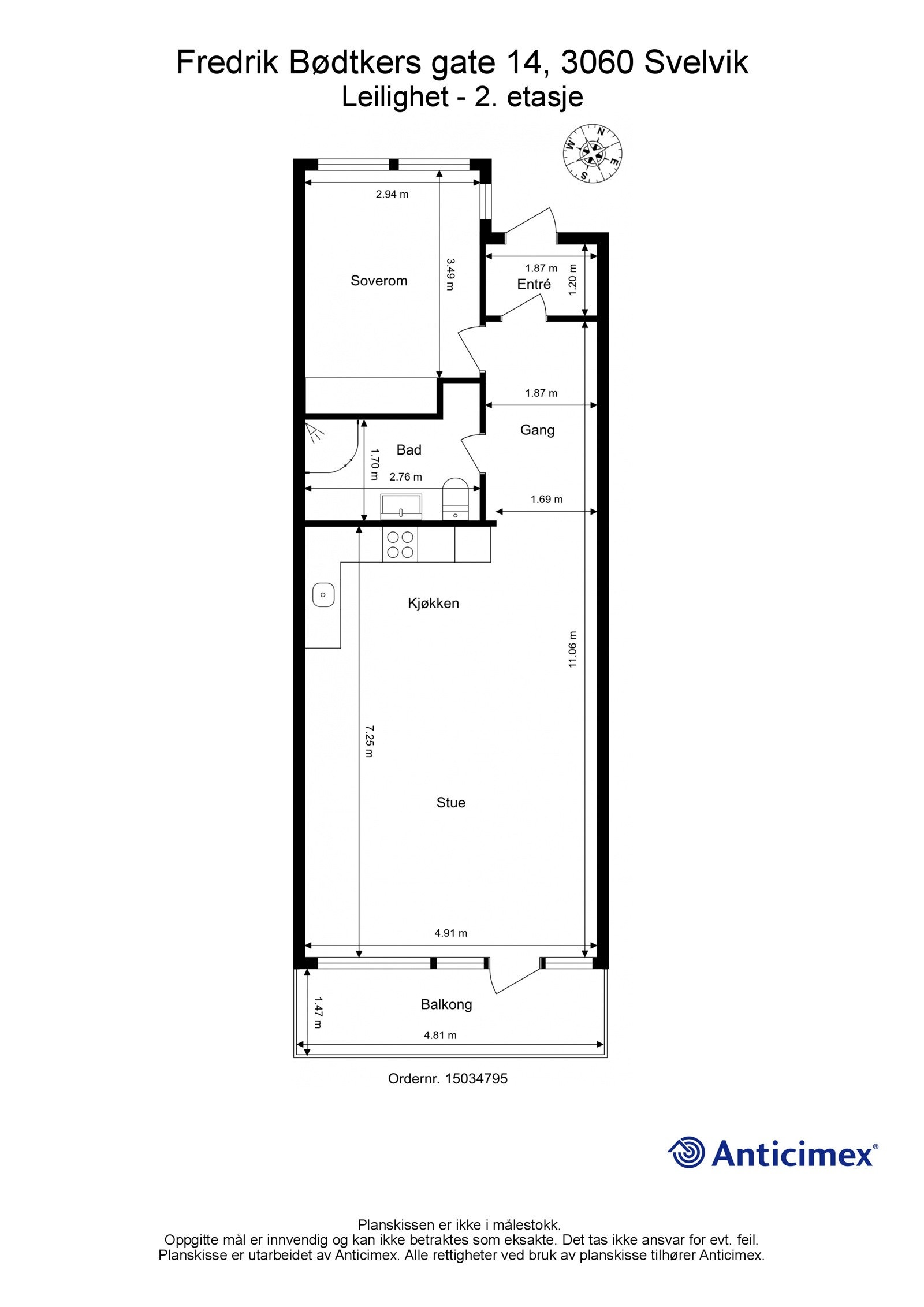 Plantegning Galleribilde