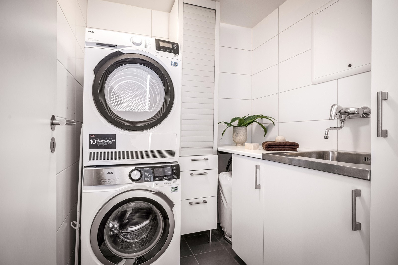 Eget vaskerom er sjelden vare i leiligheter Galleribilde