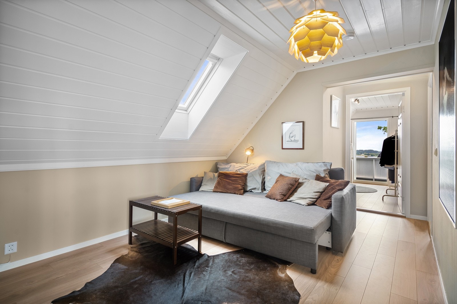 Stue/loftstue - perfekt for ungdommen Galleribilde