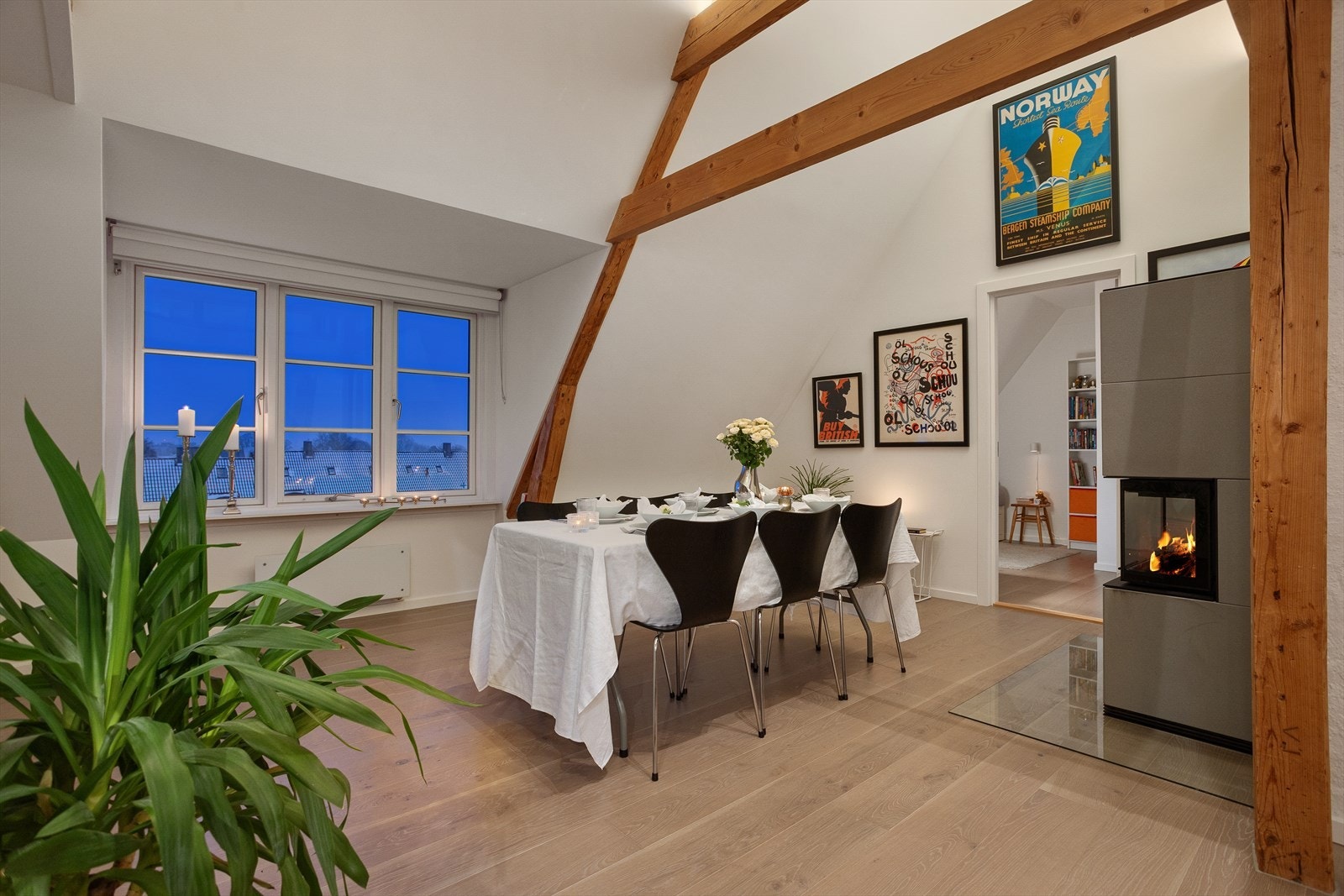 Kveldsstemning. Galleribilde