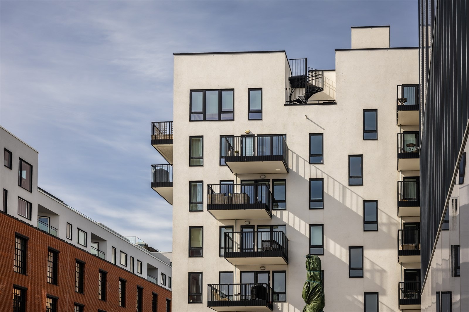 Byggets fasade. Galleribilde